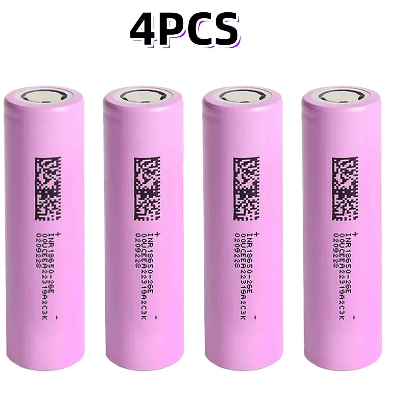 18650 2600mAh Li-Ion Cells - Pack Options