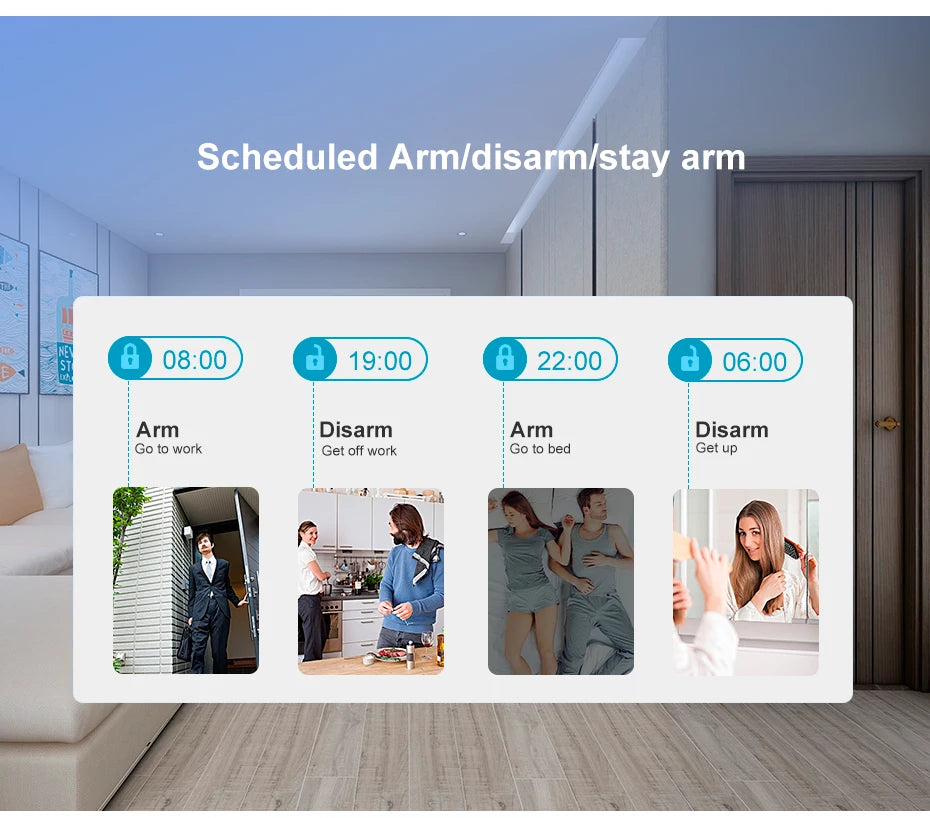 Desde España Entrega Kerui Sistema de Alarma 4G WiFi para Hogar Pantalla Táctil de 4.3 pulgadas Funciona con Tuya 433MHz Alarma de Burglar Seguridad