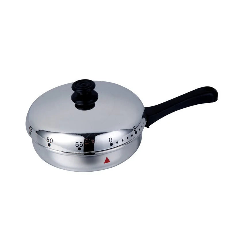 60-Minute Mechanical Kitchen Timer with Bell Alarm