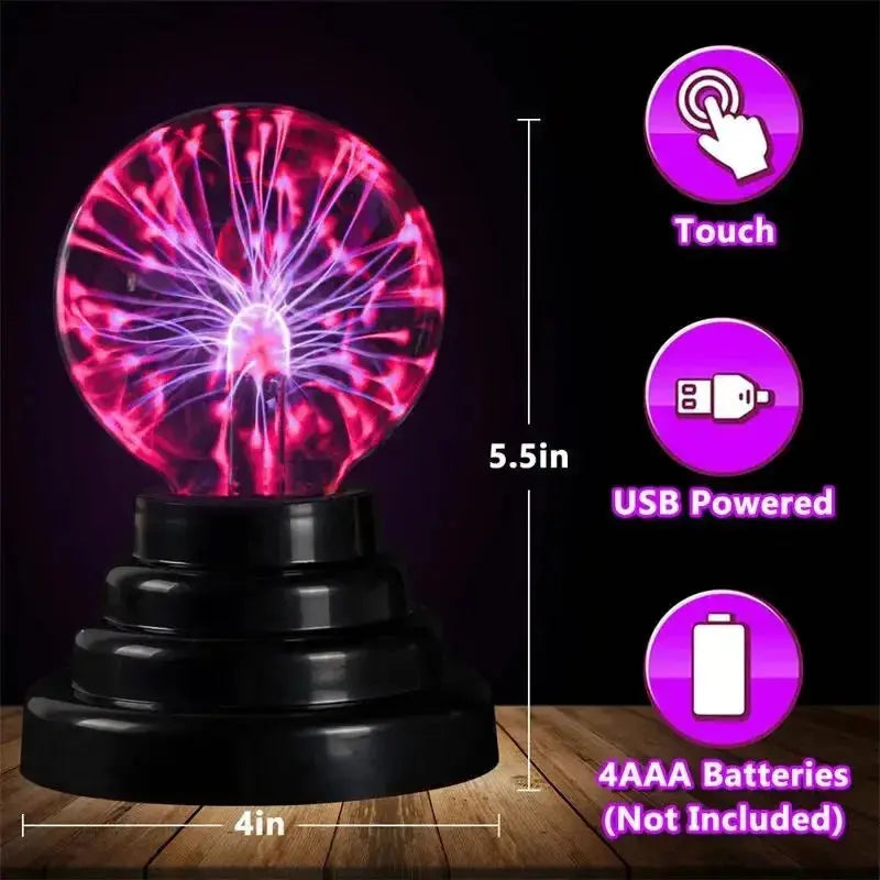 Mini Camera Light Night Light Novelty Plasma Ball Light Monitor Gift Magic Light Full HD 1080P Wireless Wifi Visual Camera Video Spy-shop.com