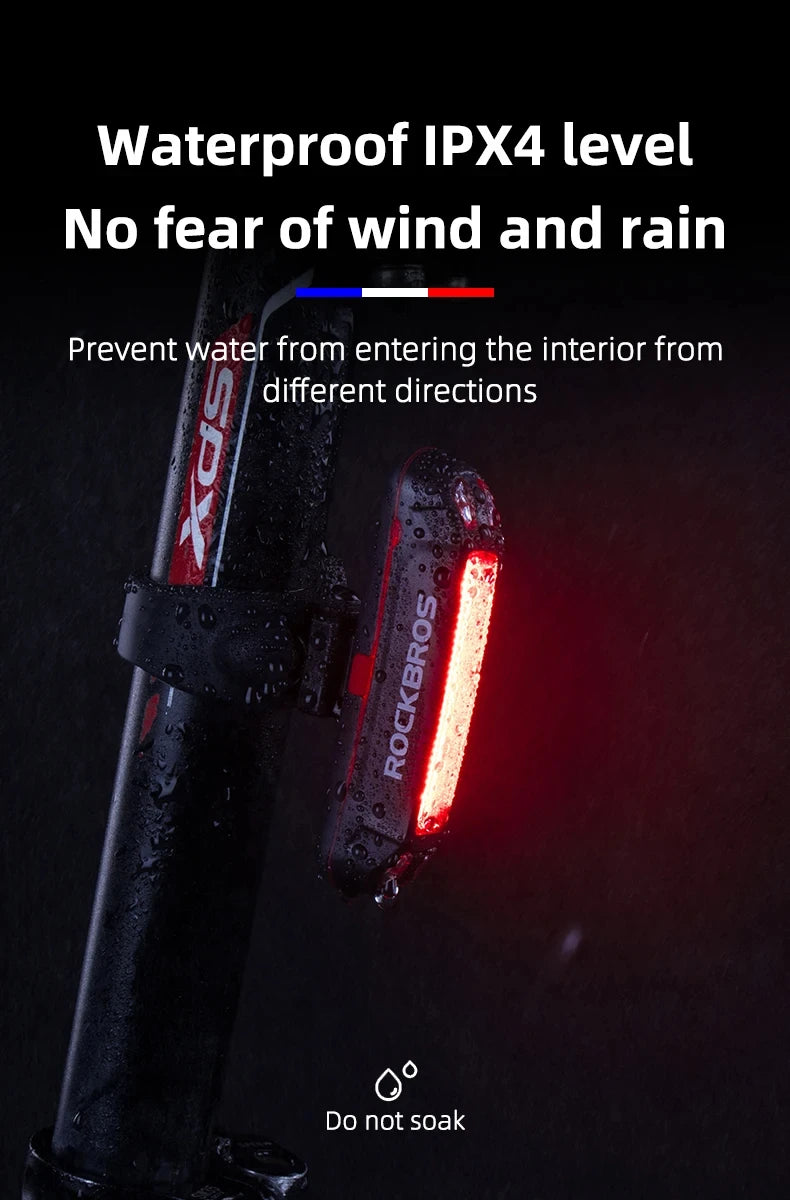 Waterproof Bike Taillight LED Rear Light with Multiple Modes