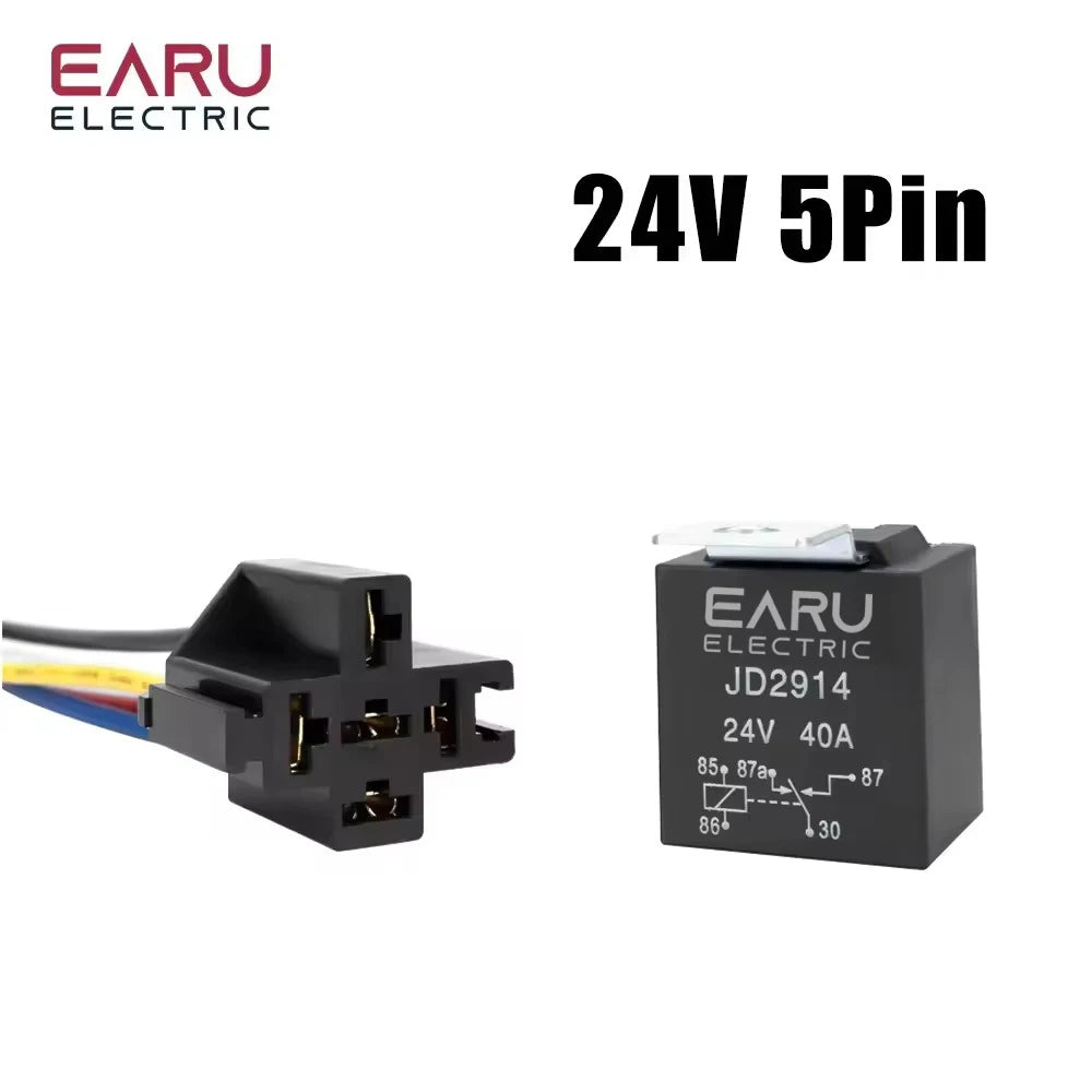 Ρελέ αυτοκινήτου - 12 V ή 24 V, τεσσάρων ή πέντε ακίδων