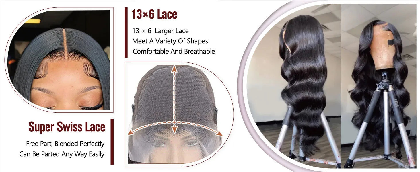 HD Lace Frontal Body Wave Wig for a Natural, Voluminous Look