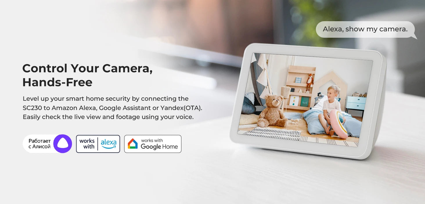 IMILAB SC230 2.5K Indoor Wi-Fi Security Camera with AI Detection