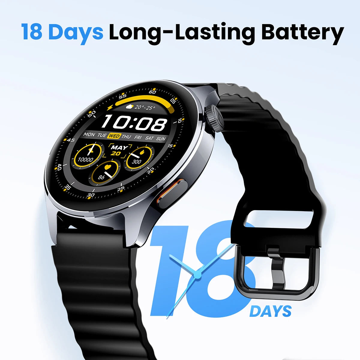 HAYLOU Watch 4S ceas GPS cu afișaj AMOLED de 1,43 inch