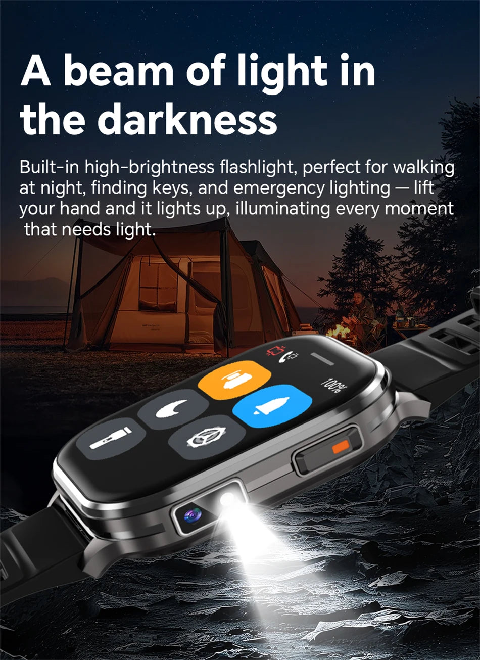 2026 Νew Smart Watch With Camera Men Women Photos Record Video Health Sports Fitness IP68 Waterproof Call Recording Smartwatches