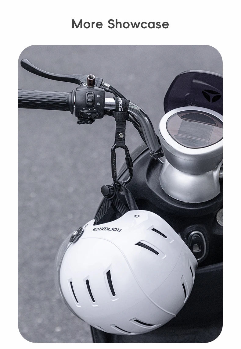 Cârlig robust pentru ghidon bicicletă, pentru cască, genți și sticle