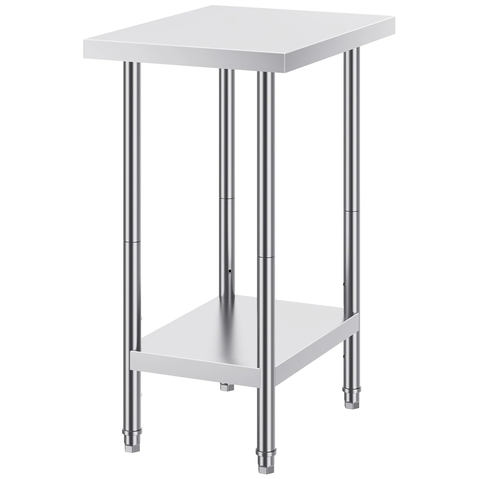 Stainless Steel Prep Table with Adjustable Shelf for Kitchen or Garage