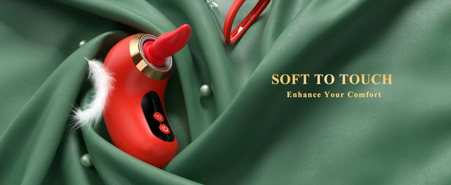 APP Kontrollü Dil ve Titreşim Modlu Klitoral Emici Vibratör