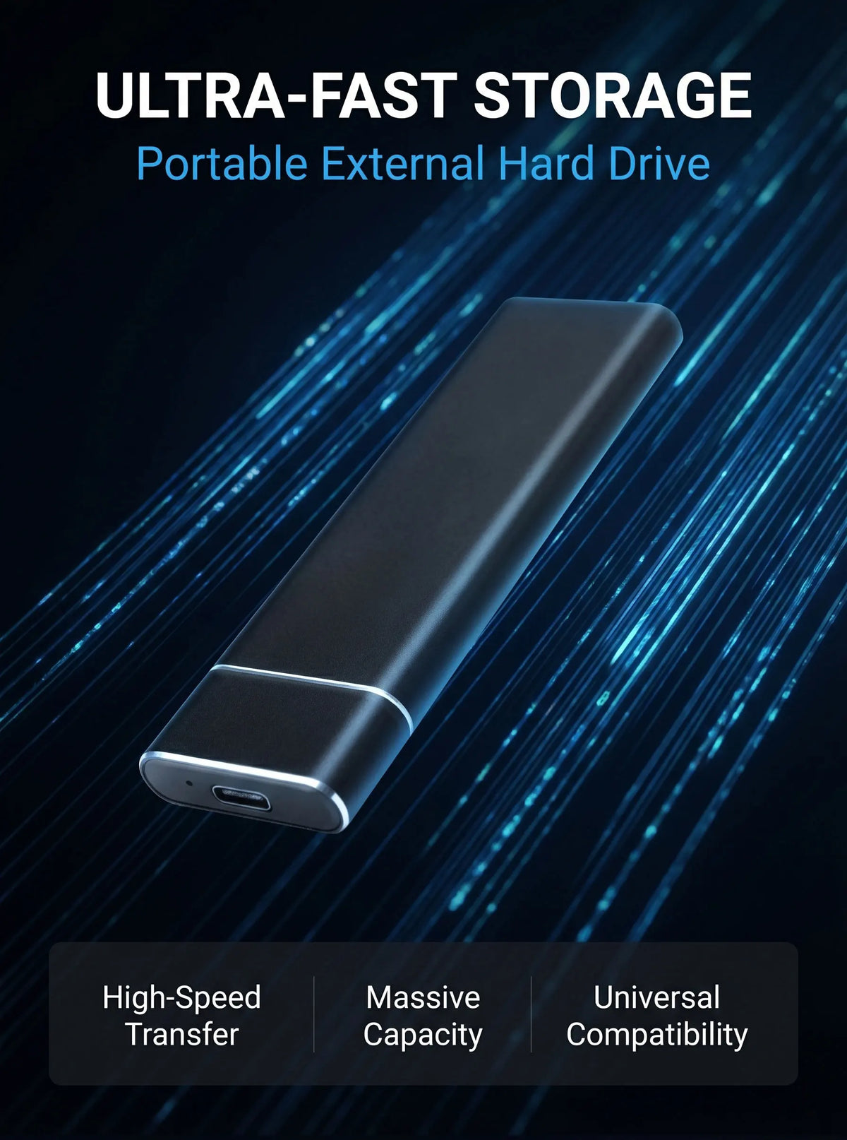 High-speed USB 3.1 portable SSD 2TB external solid state drive 1TB 4TB original large capacity for PC laptop Mac mobile phone ta