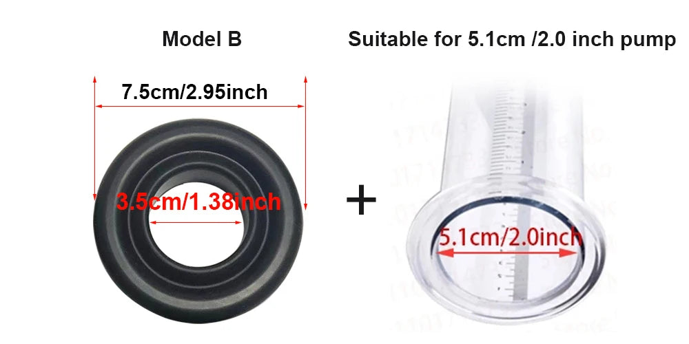 Akrilik Penis Pompası Manuel Vakum Penis Büyütücü