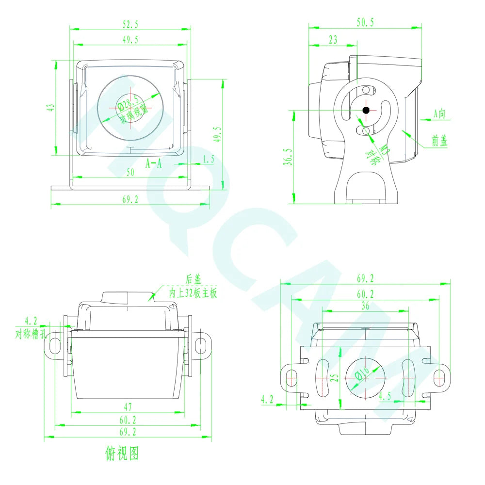 Type-c zunanji IP65 5MP 1080P 720P 940nm IR nočni vid spletna kamera vodoodporna mini USB kamera dashcam vozilo Android brez voznika