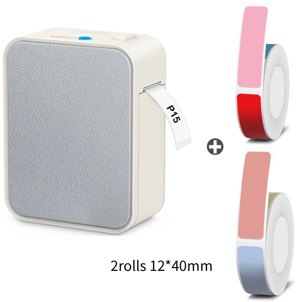 P15 Portable Thermal Label Printer, Package Options