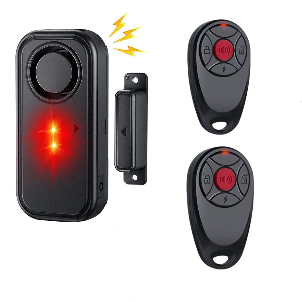 Outdoor Door Window Alarm Sensor Security With Remote Control Burglar Alarm Magnetic Sensor Door Alert System Home Protection