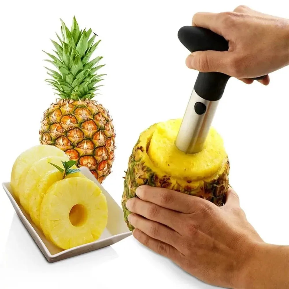1PCS Spot Stainless Steel Pineapple Peeler Pineapple Corer Slicer Fruit Cutter Easy Slicer Peeler Kitchen Gadget Delivery Fast 