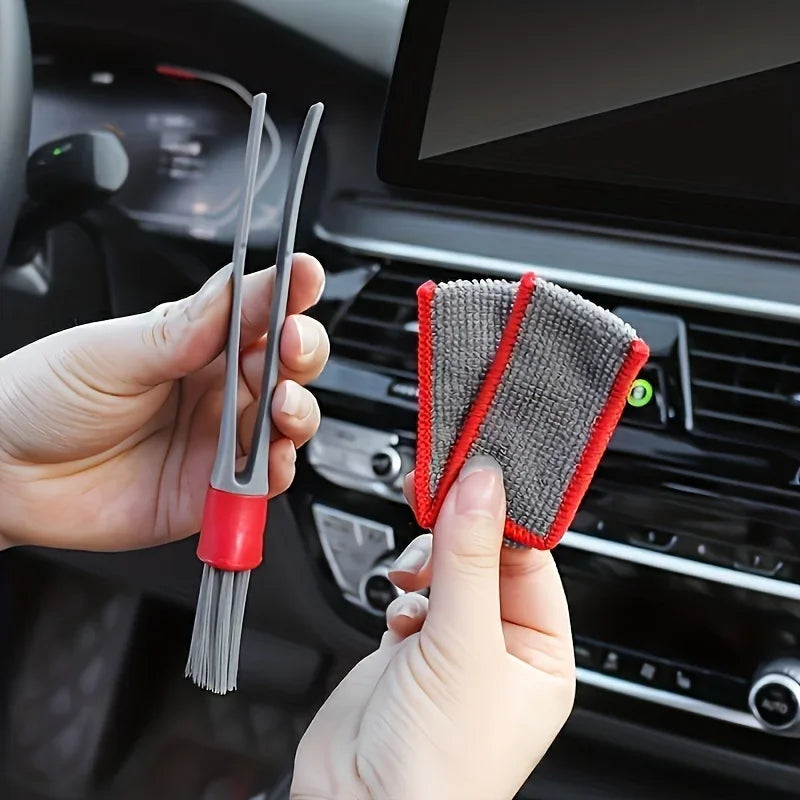 Car Air-Conditioner Outlet Cleaning Tool Multi-purpose Dust Brush Car Accessories Interior Multi-purpose Brush Cleaning brush 