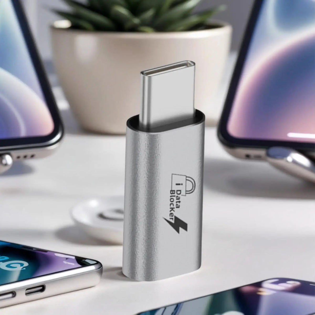 Adaptor USB pentru blocare de date la încărcare