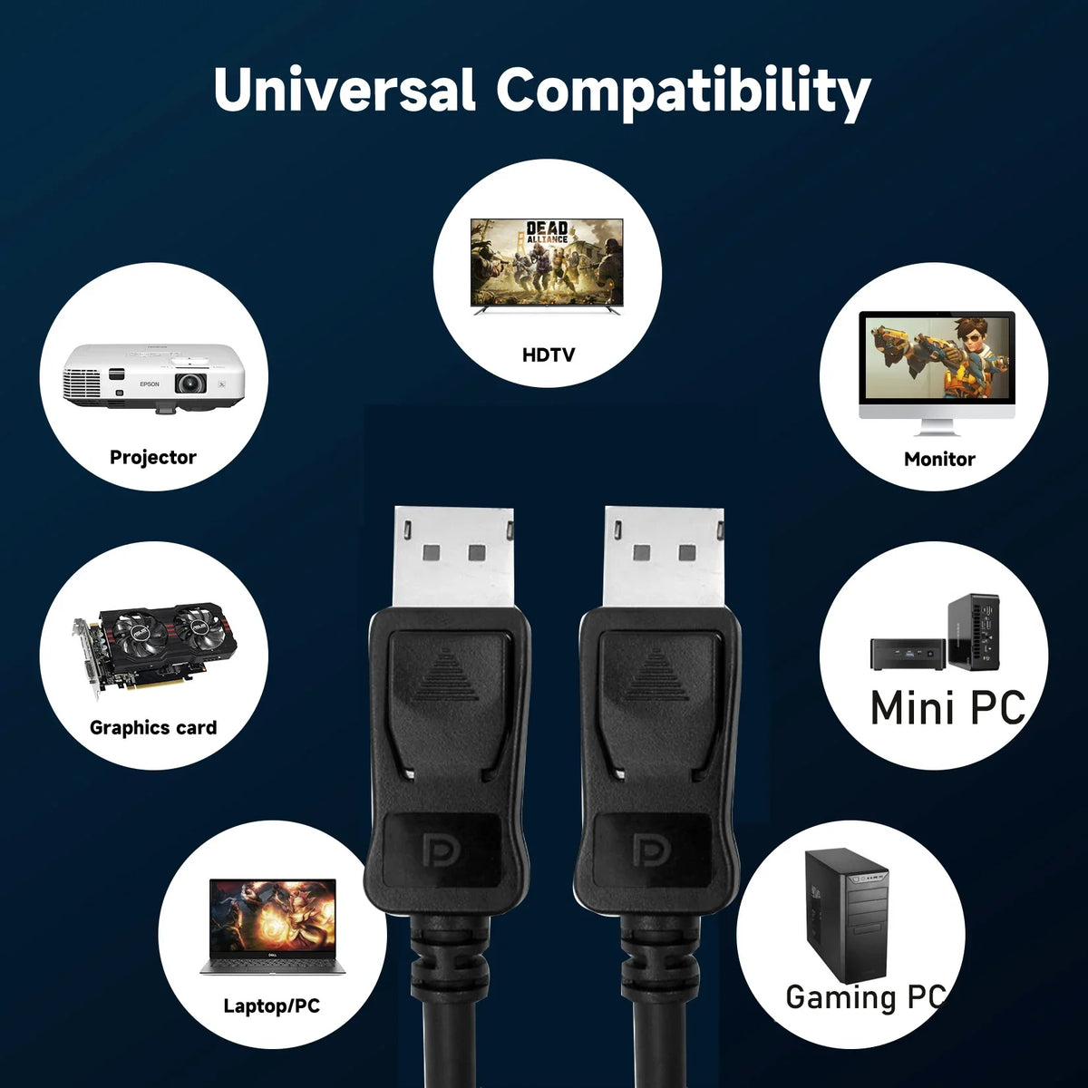 DisplayPort-1.2-Kabel - 1.5 m