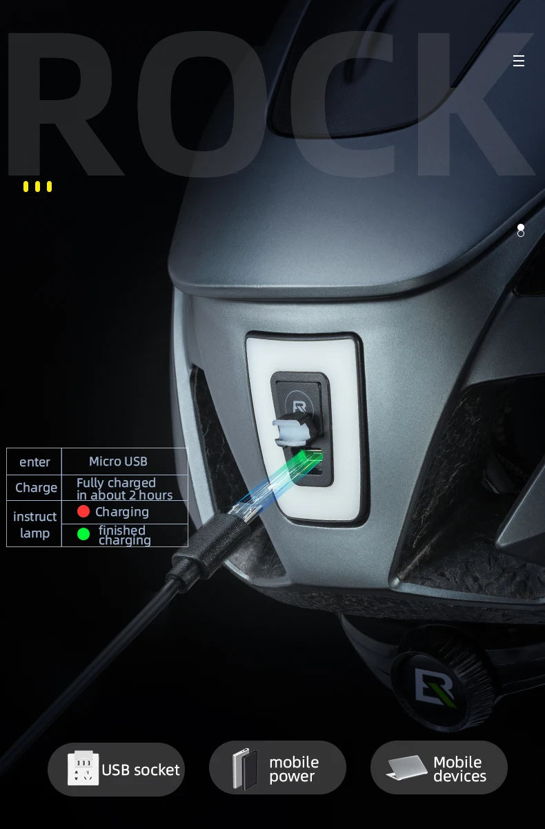 USB Rechargeable Bike Tail Light with 9 Modes Waterproof LED