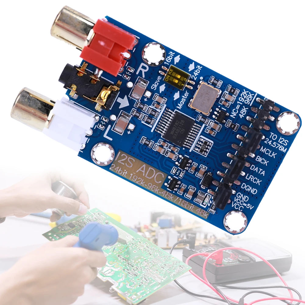 WM8782S Stereo Audio ADC - I2S Output Module