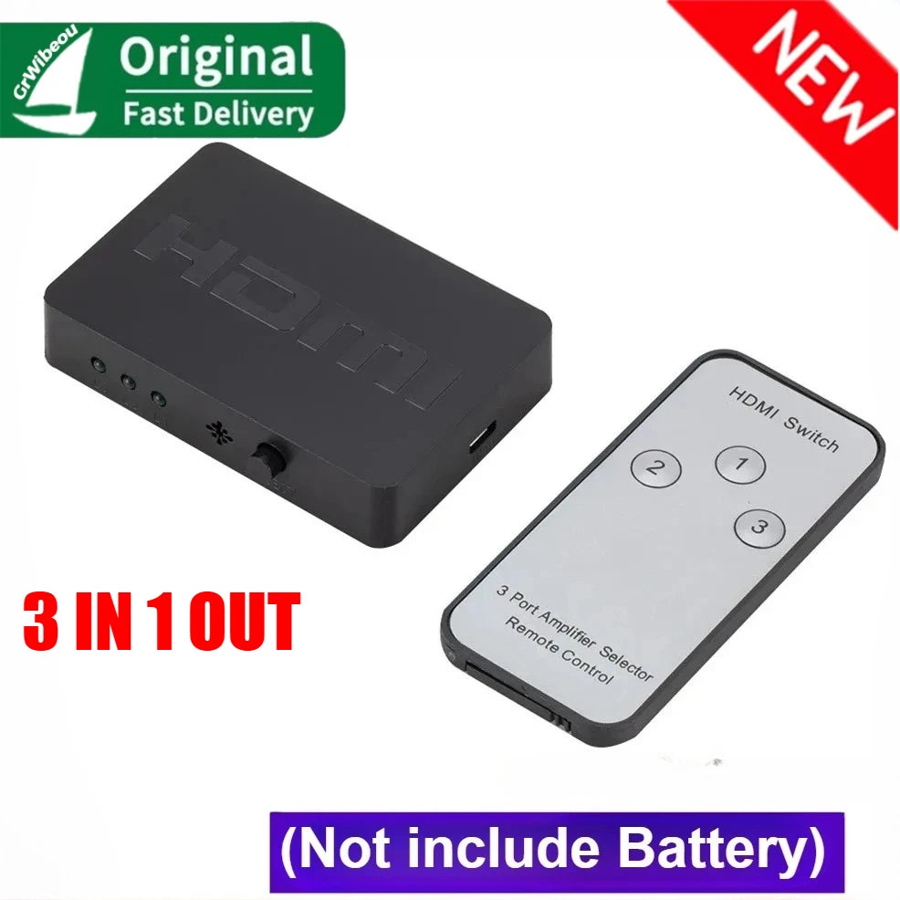 Three-Port HDMI Source Switch