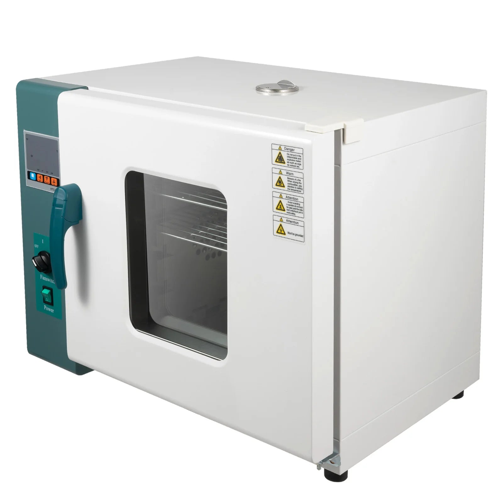 Horizontal Electric Blast Drying Oven, 1000W 45L/12Gal Stainless Steel Thermostatic Incubator Box,w/Temperature Controller