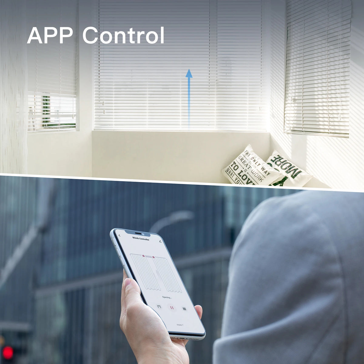 MOES Tuya WiFi Smart Motor Elektrische Ketten-Roller Rollläden Schattenspender Antrieb RF-Fernbedienungskit Smart Life App über Alexa/Google