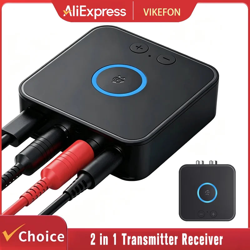 Bluetooth Audio Transmitter and Receiver with Dual Pairing
