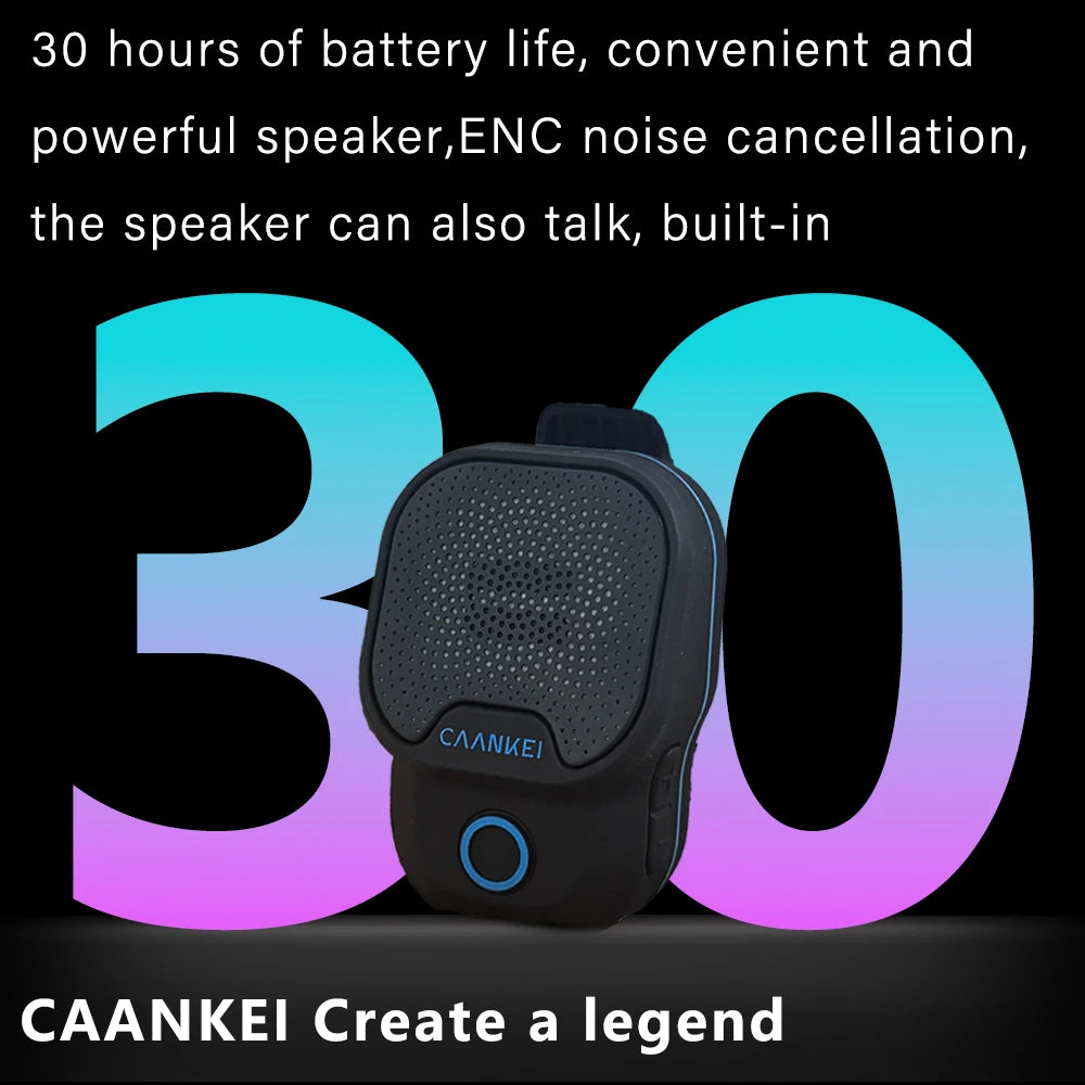 Wearable Bluetooth Speaker with Clip