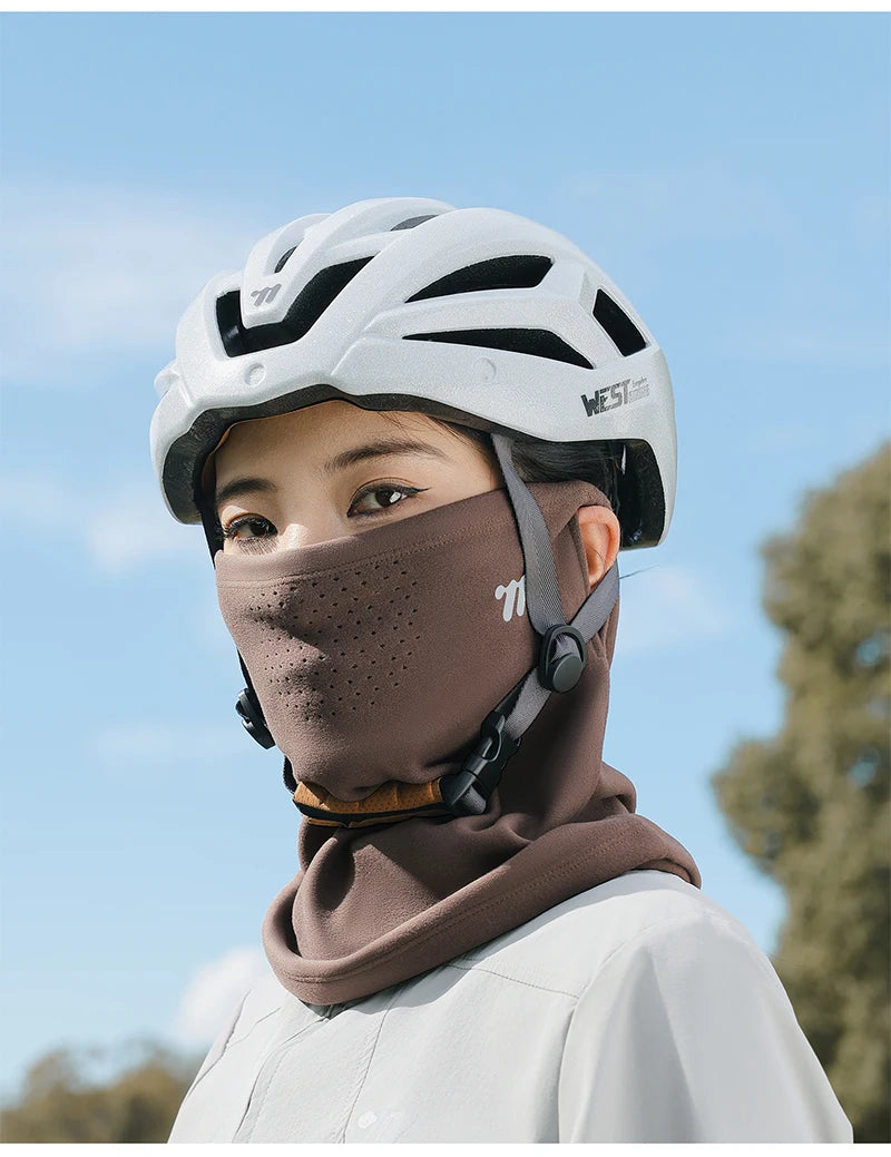 WEST BIKING Termalne slušne-oko maska za vožnju bicikla