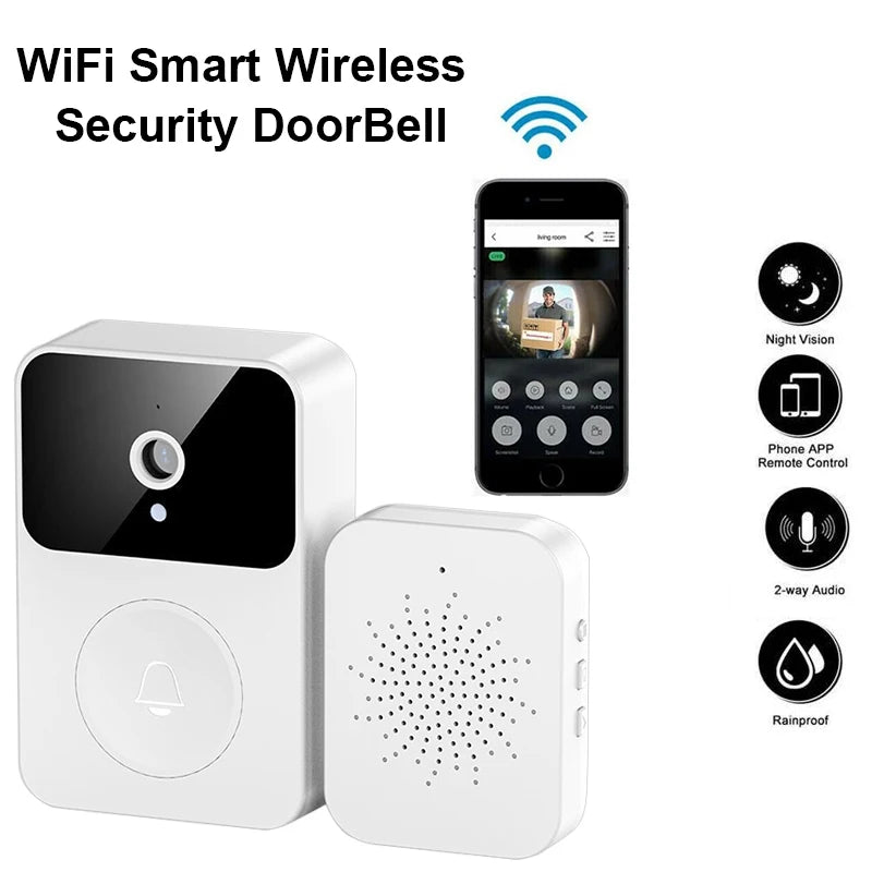 WiFi Video Doorbell with Phone Viewing