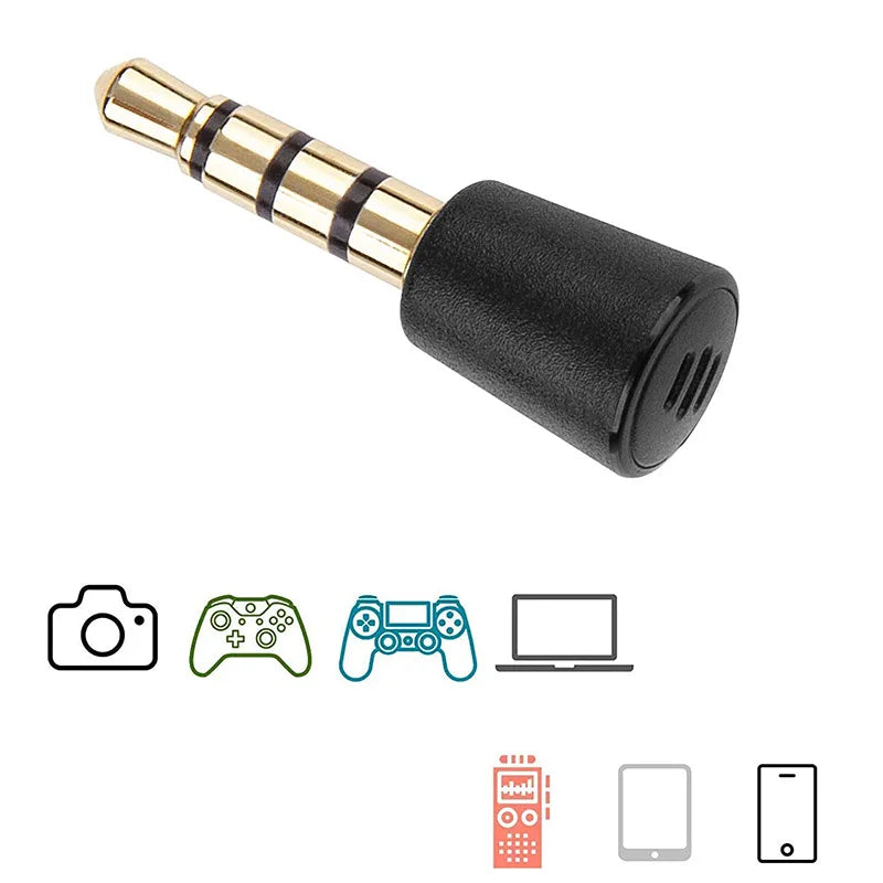 Mini 3.5mm Plug-In Microphone