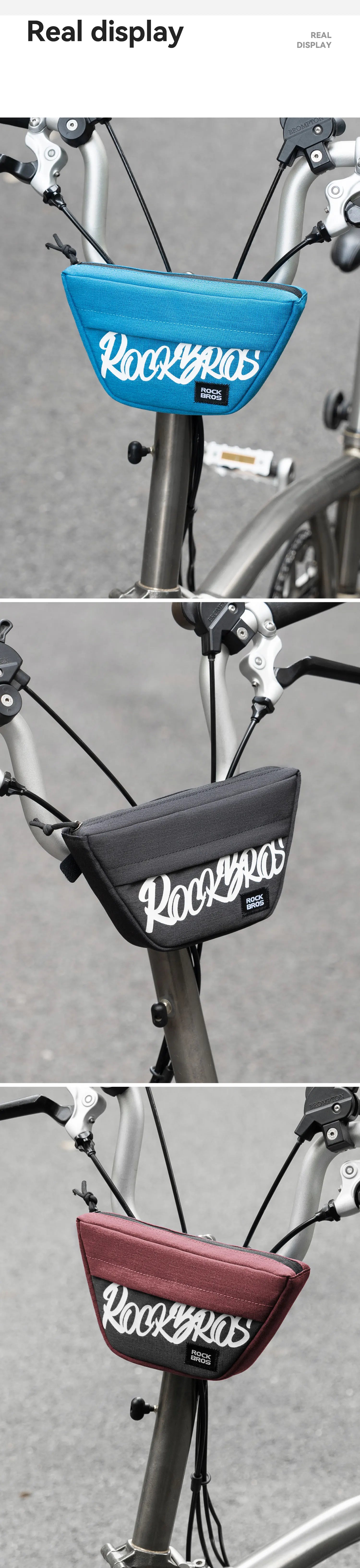 Fahrrad Frontrohrtasche 0,7L Regenfeste Lenkeraufbewahrung für Brompton