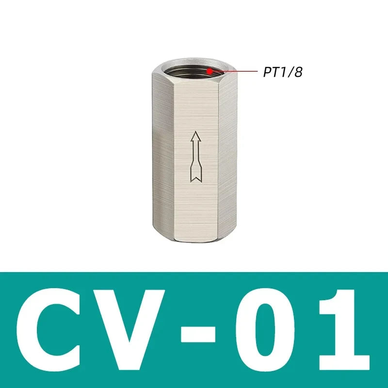 Stainless Steel Female Thread Check Valve, 1/8 to 1/2 BSP