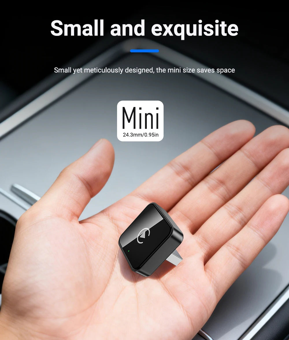 XUDA New Wireless Android Auto Adapter Smart Mini Box Plug And Play Universal For VW Toyota Nissan Honda Ford Benz 2025