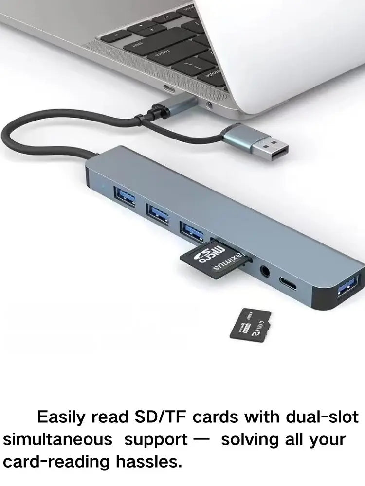 USB-C Hub with HDMI, USB and PD Charging - Options