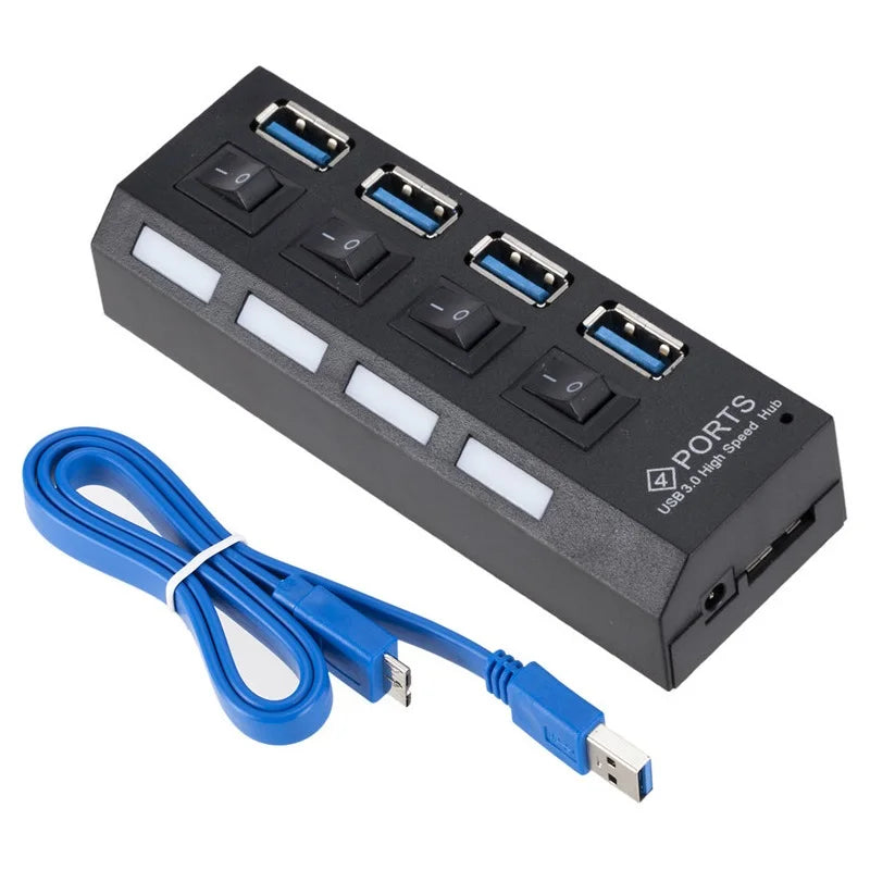 Hub USB 3.0 commutato - Quattro o sette porte