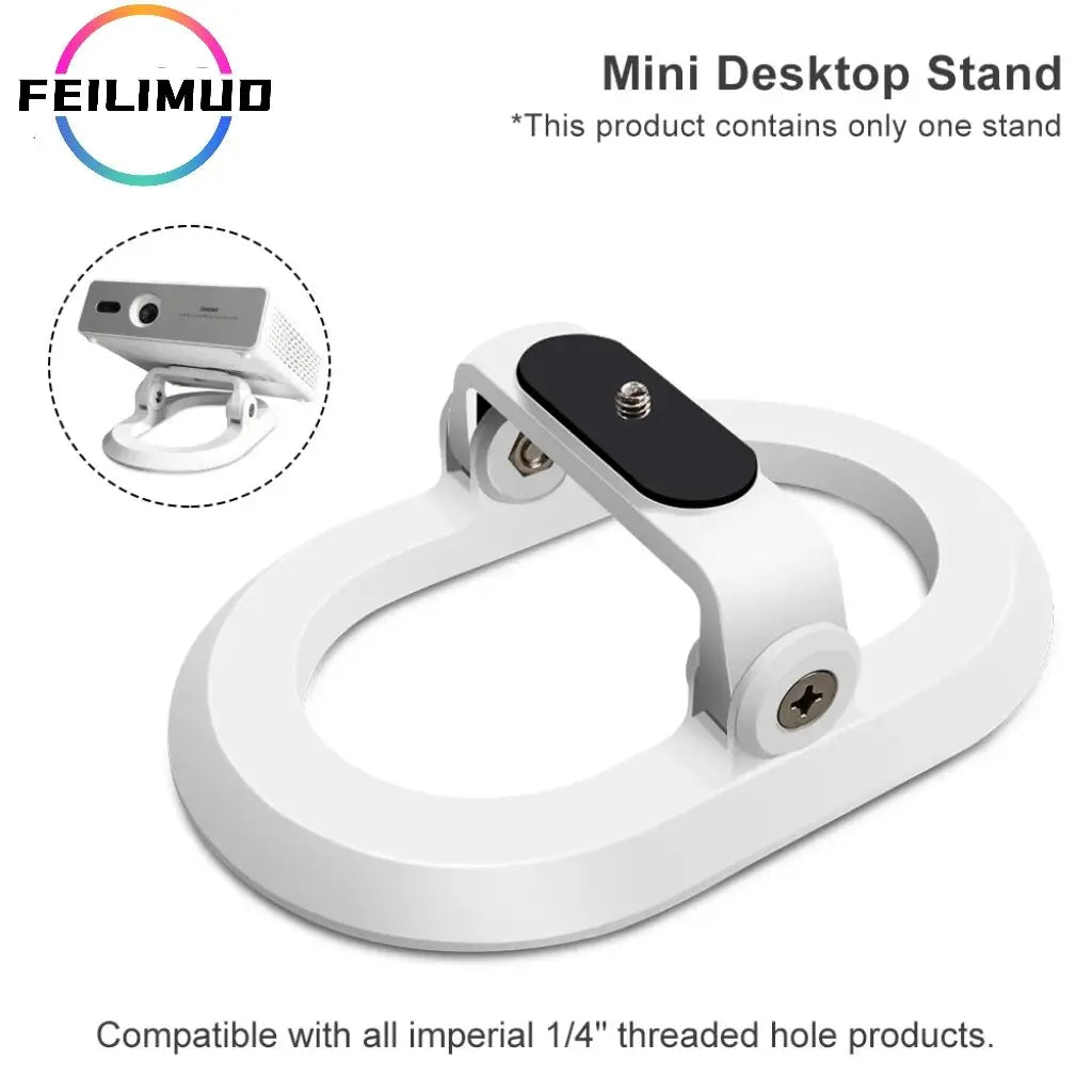Mini Desktop Projector Stand with Tilt & 1/4-Inch Mount