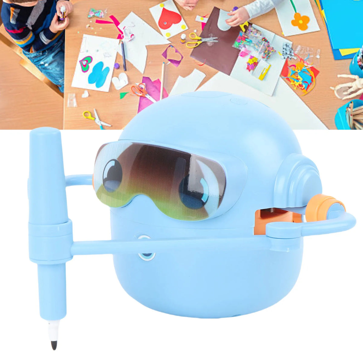 Children's Drawing Robot with Activity Cards