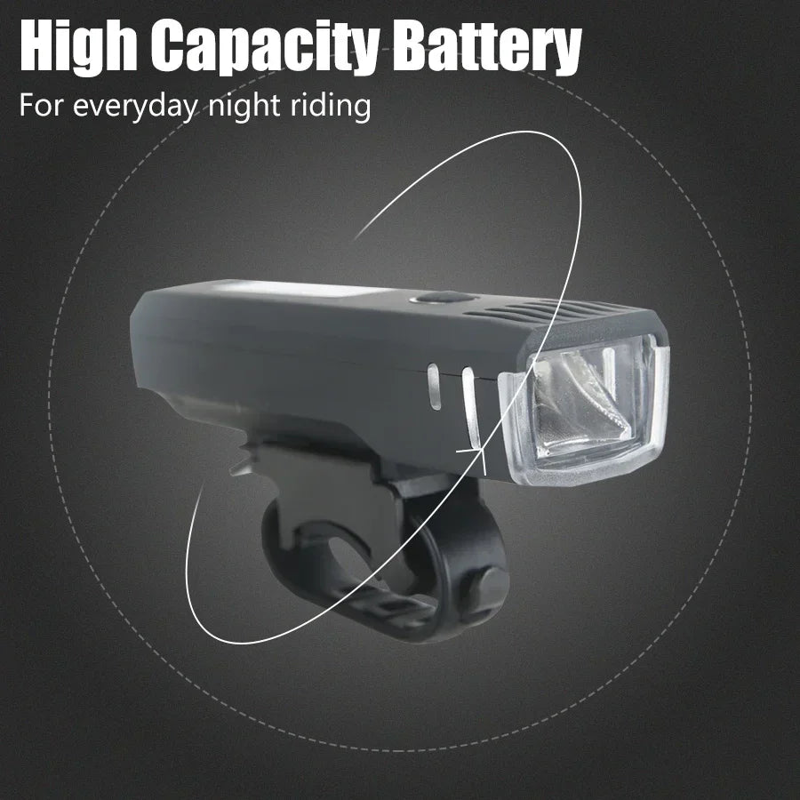 Rechargeable Bicycle Light - Front and Rear Options