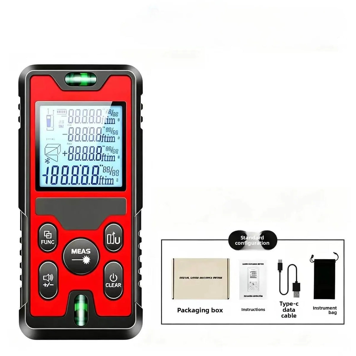 120 m USB-C Rechargeable Laser Distance Meter