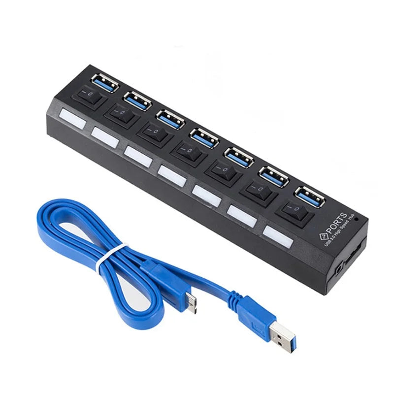 Hub USB 3.0 commutato - Quattro o sette porte