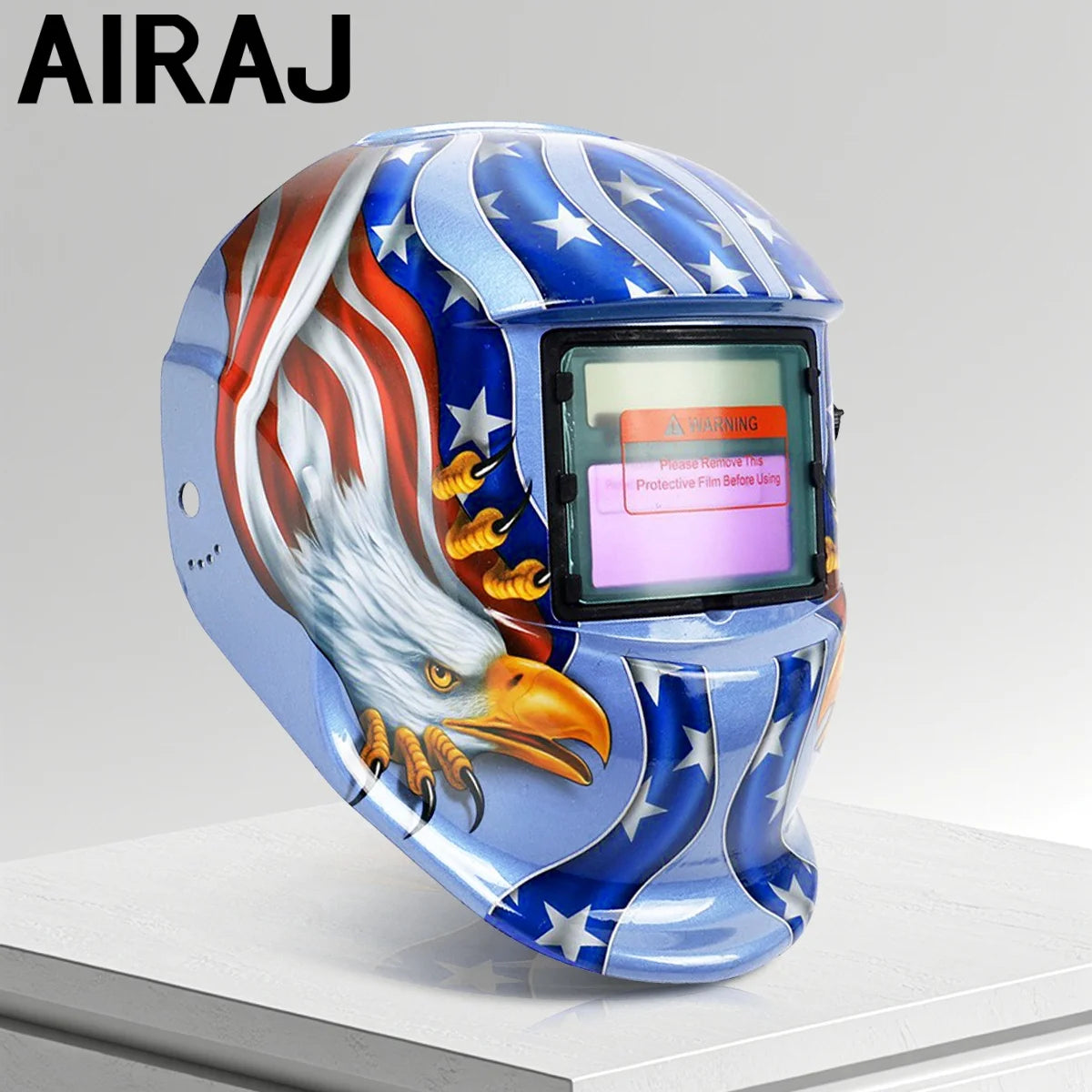 Auto Darkening Welding Helmet with Large View True Color Lens