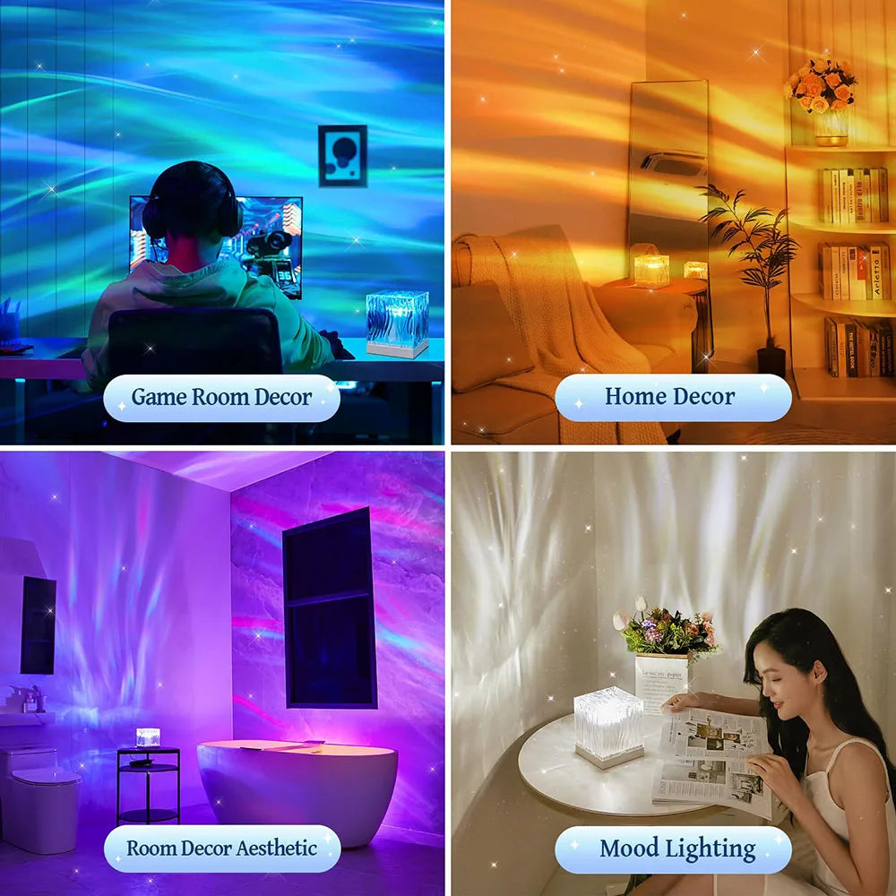 Northern Lights or Ocean Ripple Projector Lamp