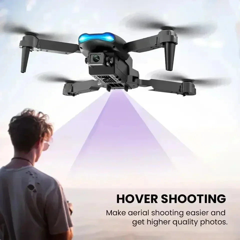 New E99 RC Drone 4K Professional Wide Angle Dual HD Camera 5G WIFI FPV Foldable Height Hold RC Helicopter
