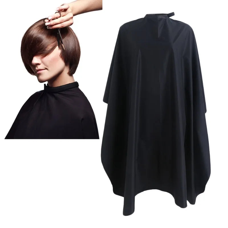 Custom Logo Waterproof Salon Hairdresser Haircut Cover Colored Hair Dust Proof Apron Styling Cloth Barber Shop Apron Cape 