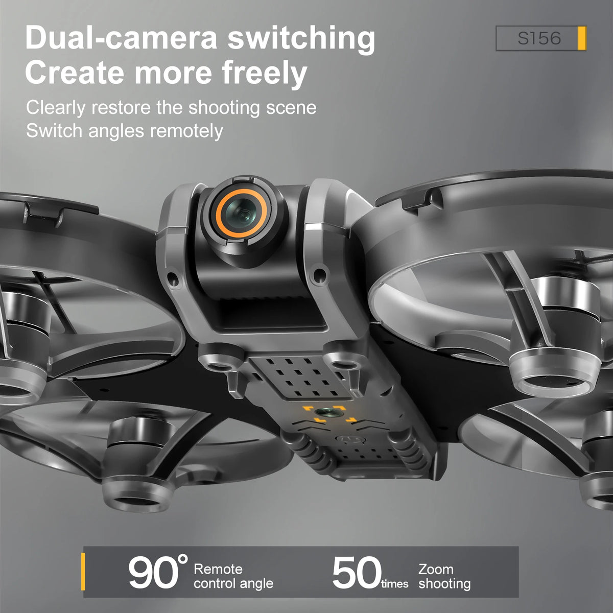 2026 New S156 Quadcopter Aircraft Drone 8K Professional Camera Drone 5G WIFI FPV 4.5 Inch Large Screen Remote Control RC Dron