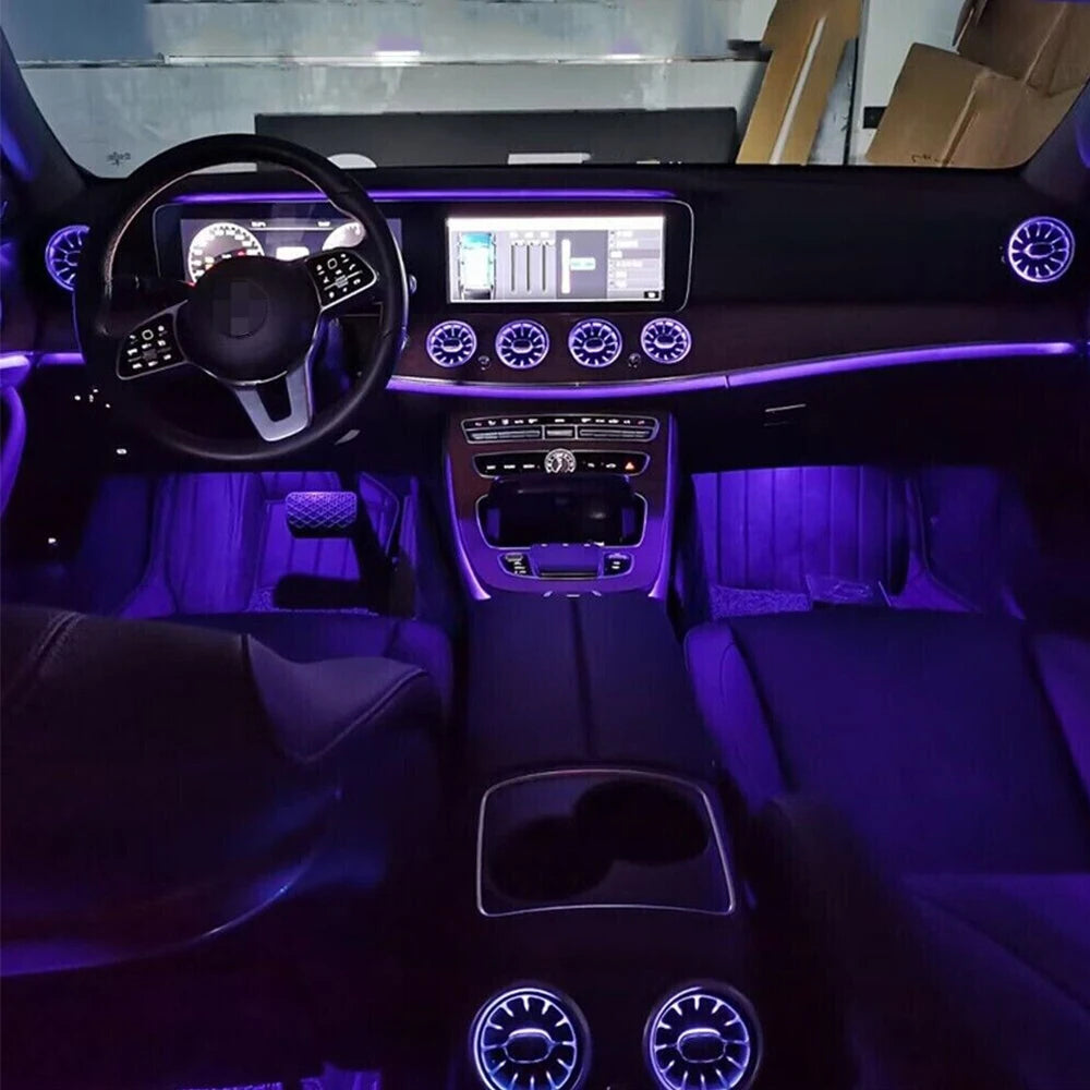 Mercedes-Benz E-Class W213 64-Color LED Vent Atmosphere Light Set