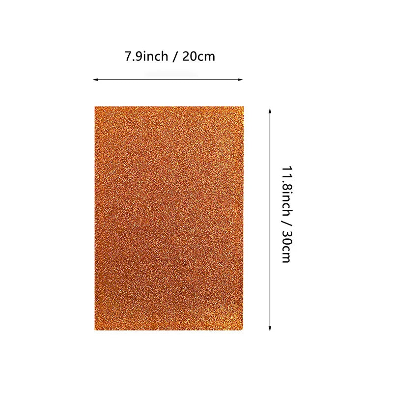 أوراق Felt فنية لامعة — قطعتان، 20 × 30 سم