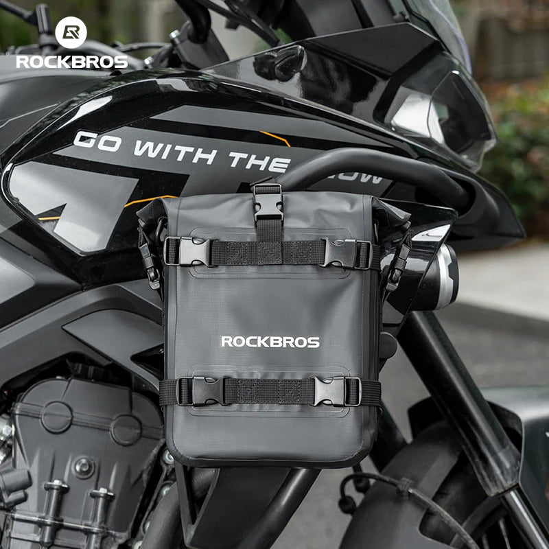 Motorcycle Saddle Bag 5L Waterproof Crash Bar Storage Pack